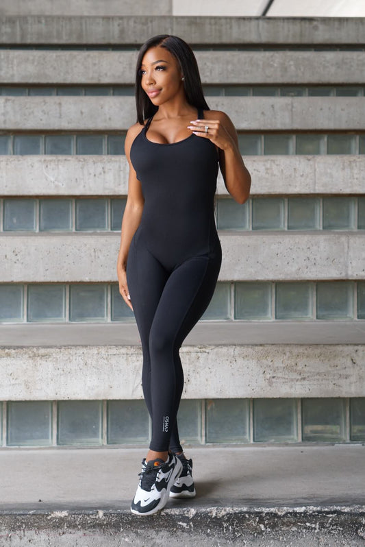 Diva Black Active Jumpsuit